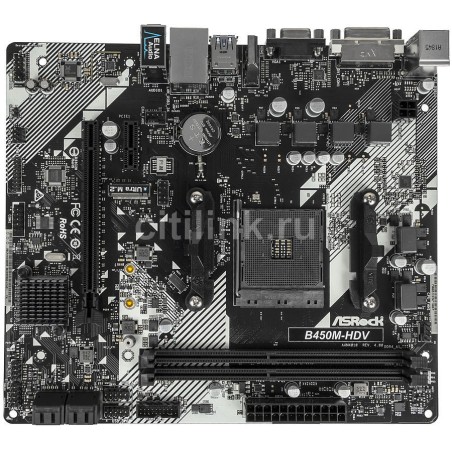 ASRock B450M-HDV R4.0 Mainboard Sockel AM4